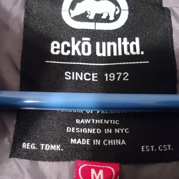 Ecko Unlimited Brand New Medium Black and White Jacket - Picture 2 of 5
